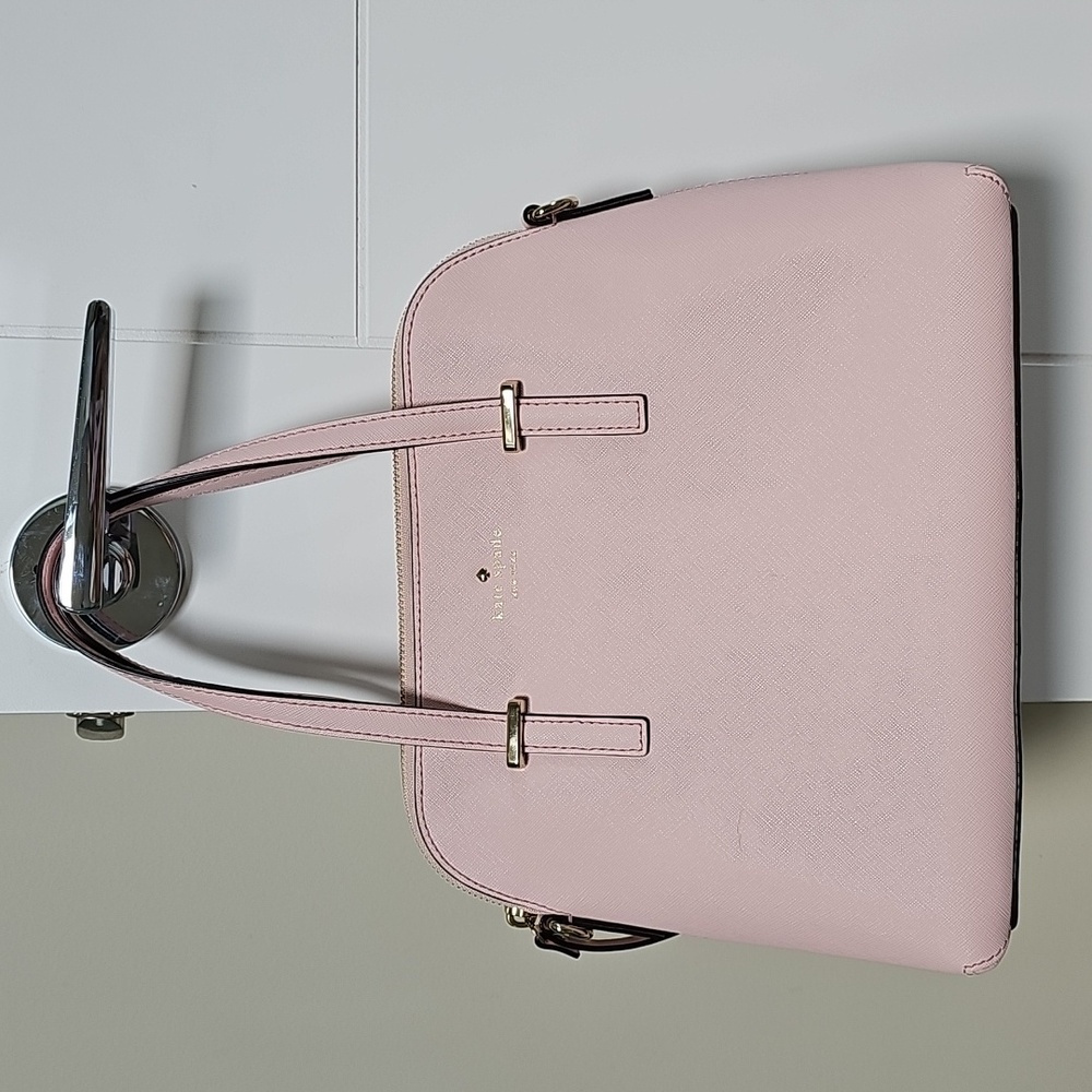 EUC Kate Spade Top Handle/ Crossbody Purse In Baby Pink